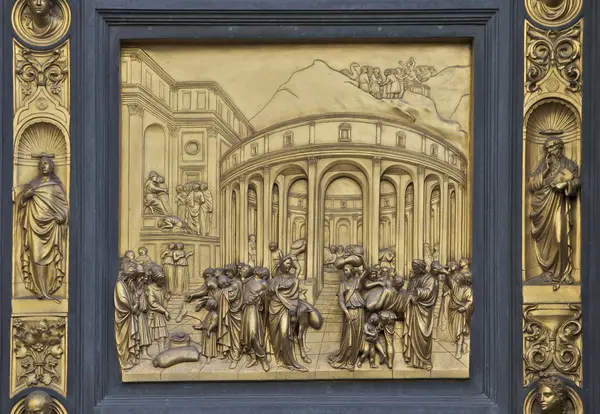 Portes du Paradis par Lorenzo Ghiberti, baptistère de Florence